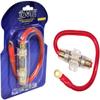 4 Gauge Red Power Cable and In-Line Fuse Kit with 60A Fuse and Ring Terminal view 1