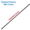 2 Pack ABBREE 42.5-Inch Length SMA-Female Dual Band 144/430Mhz Foldable CS Tactical Antenna for GMRS Radio Baofeng UV-5R BF-F8HP Pro 5RM UV-21R UV-5G Plus GM-5RH K5PLUS AR-152 GM-15PRO Radio Antenna view 4