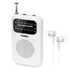 PRUNUS J-777 Pocket Radios Portable AM FM Small Personal Radio view 1