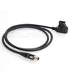SZRMCC TVLogic VFM Monitor Alphatron EVF Power Cable D-tap 2 Pin Male to Mini XLR 4 Pin Female (Straight Cable) view 3