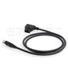 SZRMCC TVLogic VFM Monitor Alphatron EVF Power Cable D-tap 2 Pin Male to Mini XLR 4 Pin Female (Straight Cable) view 4
