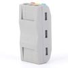 10pcs PCT3-3 Fast Wiring Connector 3-in 3-out Color Button Electrical Cable Docking Terminal 250V 4KV 32A (Colorful), Terminals view 4