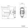 ENS SIP42B4ATH/4 Starlight 2MP IR Thermal & Optical Bi-Spectrum Network Bullet Camera, RJ45 Connection. view 2