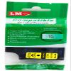 LM Tapes - Premium LM43618 1/4" Black on Yellow Label Maker Tape, Compatible with Dymo 43618 D1 Label Tape 6mm view 1