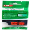 LM Tapes - Premium LM43617 1/4" Black on Red Label Maker Tape, Compatible with Dymo 43617 D1 Label Tape 6mm view 1