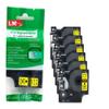 6/Pack LM Tapes - Premium LM43618 1/4" Black on Yellow Label Maker Tape, Compatible with Dymo 43618 D1 Label Tape 6mm view 1