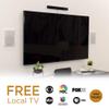 UltraPro Amplified TV Antenna, Indoor Bar Design, Long Range, Supports 4K 1080P HD Digital VHF UHF, Smart TV Indoor Antenna, Amplifier Signal Booster, Black, 47331 view 3