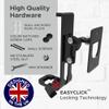 Sound Bass 2 x ONE, ONE Gen 2, ONE SL, Play:1 Wall Mount Bracket, Twin Pack, Black, Compatible with Sonos ONE, ONE Gen 2, ONE SL & Play 1 view 3