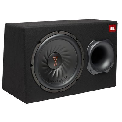 JBL SUBBP12AM - 12 amplified 12 Subwoofer with Sub Level Control, Black