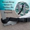 EZ-Xtend Pontoon Ladder Pull Up Strap Using Quick Release Buckle System view 4