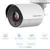 Amcrest UltraHD 4K Bullet Outdoor Security Camera, 4K (8-Megapixel), Analog Camera, 100ft Night Vision, Heavy Duty Housing, 3.6mm Lens 87 Wide Angle, White (AMC4KBC36P-W) (Renewed) view 2