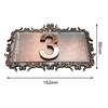 Personalized Address House Plaque Sign, Custom Street Name Letter Sign Door Room Wall Mounted ABS Plate for Home Office Hotel Garden Apartment Yard Or Mailbox (Only 1 Characters) - 6x3.5 inch view 2