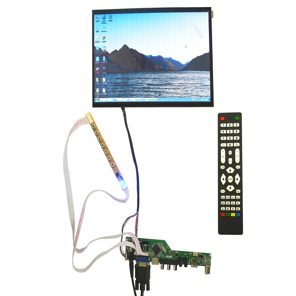 NJYTouch HDMI TV USB LCD Controller Board with 11.6inch B116XW02 1366x768 40Pin LED Screen