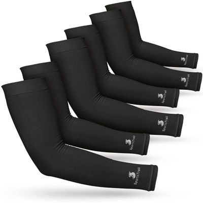 SportsTrail Cooling Arm Sleeves for Men & Women  Breathable, Moisture-Wicking, Sun Protection for Sports, Basketball, Football, Running, Golf, Cycling, Volleyball Arm Sleeves for Women, Men & Youth