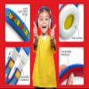 eKids Super Mario Kids Headphones, Adjustable Headband, Stereo Sound, 3.5Mm Jack, Wired Headphones for Kids, Tangle-Free, Volume Control, Childrens Headphones Over Ear for School Home, Travel view 2