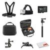 Basic Action Camera Accessory Kit Bundle with - 64GB Micro SD Card + Microfiber Cleaning Cloth - Compatible with GoPro Hero 8, 7, 6, Max, Session, Insta360, DJI Action, AKASO Apeman, and More view 2