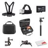 Basic Action Camera Accessory Kit Bundle with - 64GB Micro SD Card + Microfiber Cleaning Cloth - Compatible with GoPro Hero 8, 7, 6, Max, Session, Insta360, DJI Action, AKASO Apeman, and More view 3