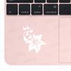 NBFU Symbol Inwrought Butterfly Flower 6 (White) (Set Of 2) Premium Waterproof Vinyl Decal Stickers For Laptop Phone Accessory Helmet Car Window Bumper Mug Tuber Cup Door Wall Decoration view 4