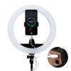 Dimmable LED Ring Light with 2M Stand for Phone and Camera, yidoblo 14 inches Outer 5500K/3200K for YouTube Vlog Makeup Studio Video Shooting Salon Photography (EU-R14 Pink-kit) view 4