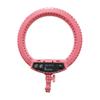 Dimmable LED Ring Light with 2M Stand for Phone and Camera, yidoblo 14 inches Outer 5500K/3200K for YouTube Vlog Makeup Studio Video Shooting Salon Photography (EU-R14 Pink) view 1
