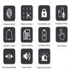 Ideal No-Drilling Fingerprint Lock Smart Keyless Entry Door Lock for Swing Glass Door Without Cutout, Biometric Lock with Finger Lock and ABS Unbreakable Body view 3