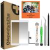 RepairPartsPlus Premium DIY Kit for iPad 7th | 8th Generation Screen Replacement (10.2" 7|8 A2197 A2198 A2200 A2270 A2428 A2429 A2430) Glass Touch Digitizer + Button, Adhesive, Guide/Videos-White view 1