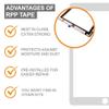 RepairPartsPlus Premium DIY Kit for iPad 7th | 8th Generation Screen Replacement (10.2" 7|8 A2197 A2198 A2200 A2270 A2428 A2429 A2430) Glass Touch Digitizer + Button, Adhesive, Guide/Videos-White view 4