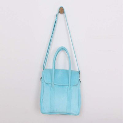 miim grace4 Sky Blue Suede Briefcase Shoulder Bag Designer miim kfashion Luxury Korea