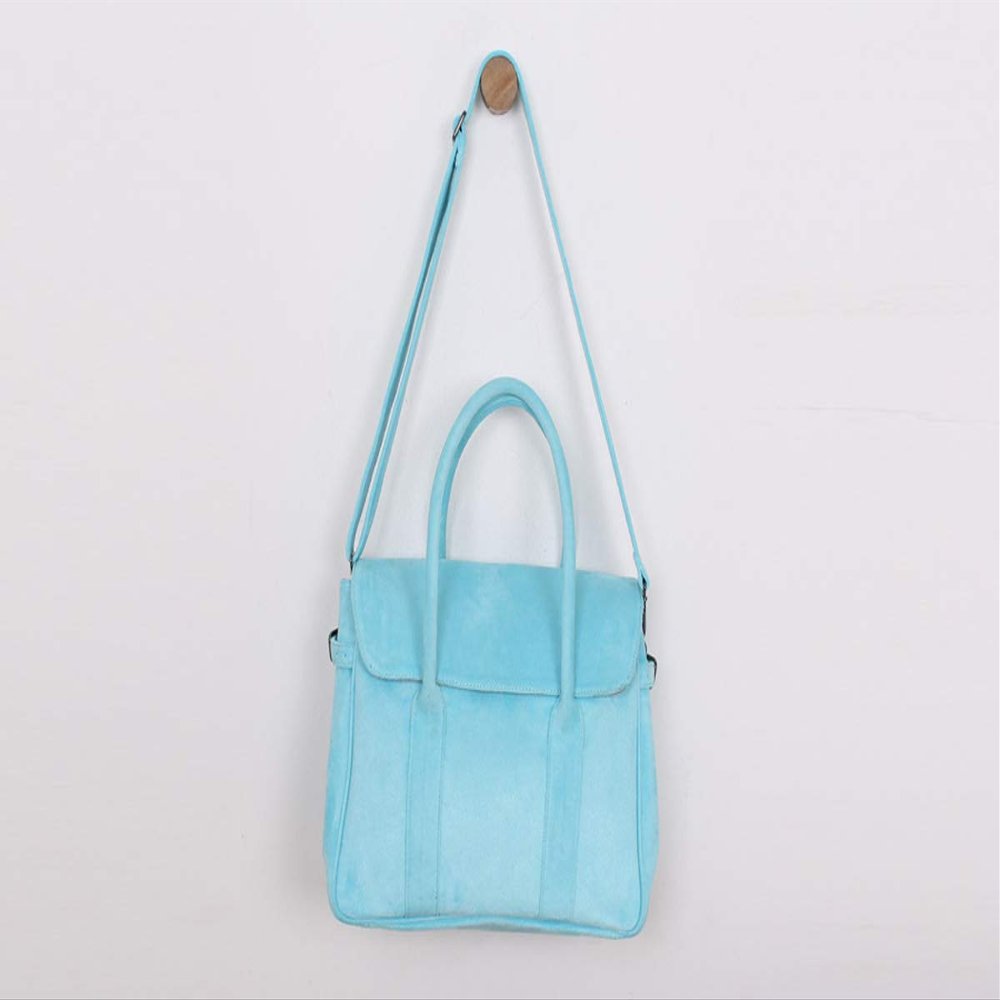 miim grace4 Sky Blue Suede Briefcase Shoulder Bag Designer miim kfashion Luxury Korea
