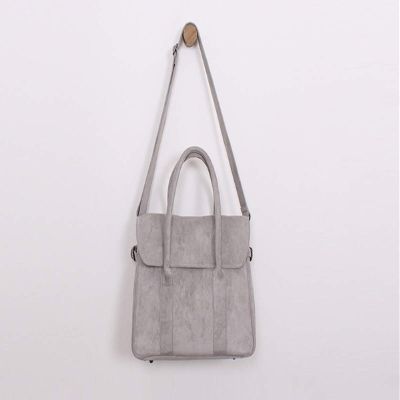 miim grace4 Grey Suede Briefcase Shoulder Bag Designer miim kfashion Luxury Korea