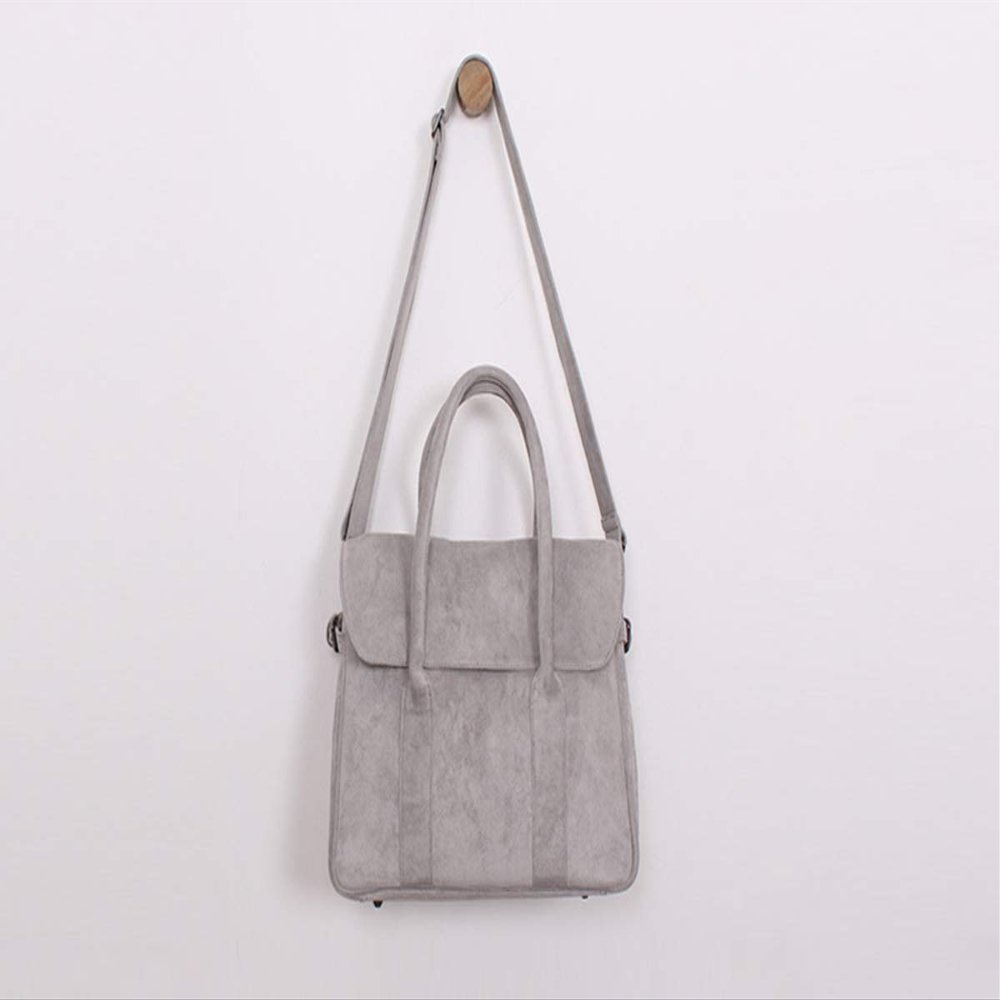 miim grace4 Grey Suede Briefcase Shoulder Bag Designer miim kfashion Luxury Korea