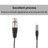 Mini XLR 3pin Male to XLR 3pin Female Audio Cable, Audio Adapter Cable Aluminum Foil Shielded Copper Wire Audio Cable XLR Microphone Cable for Camera view 2