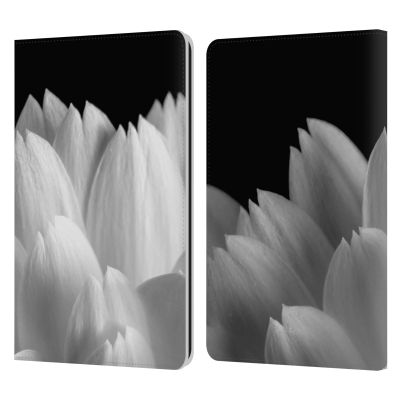 Head Case Designs Officially Licensed PLdesign Black and White Flower Petals Leather Wallet Case Compatible with Kindle Paperwhite 1/2 / 3