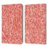 Head Case Designs Officially Licensed PLdesign Coral Sparkle Sparkly Coral Leather Wallet Case Compatible with Kindle Paperwhite 1/2 / 3 view 1