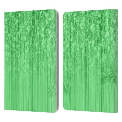 Head Case Designs Officially Licensed PLdesign Green Sparkly Bamboo Leather Wallet Case Compatible with Kindle Paperwhite 1/2 / 3