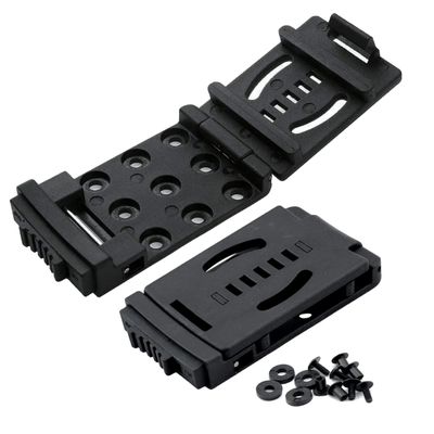 HolsterBuilder Combat-Loops, Holster Belt Clip Polymer Attachment, Outdoor Loops with Mounting Holster Hardware, Mag Pouches Sheath Tools, Heavy Duty Tactical Accessories - Made in USA
