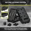 HolsterBuilder Combat-Loops, Holster Belt Clip Polymer Attachment, Outdoor Loops with Mounting Holster Hardware, Mag Pouches Sheath Tools, Heavy Duty Tactical Accessories - Made in USA view 3