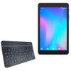 BoxWave Keyboard Compatible with Alcatel Joy TAB - SlimKeys Bluetooth Keyboard, Portable Thin with Chiclet-Style Keys - Jet Black