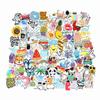 100pcs Stickers for Water Bottles Adults Teens Kids, Cute Aesthetic Vinyl Laptop Sticker Pack Vsco Waterproof Sticker for Hydroflask Skateboard Luggage Decals Computer Sticker for Women Girls