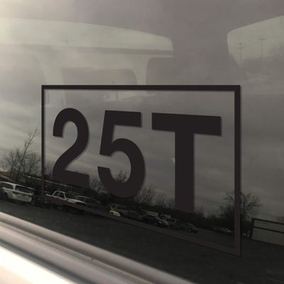 10-Pack Army MOS 25T Satellite Systems Chief Window Decal. Lifetime Replacement. 3" x 5" Heavy Duty Die Cut Vinyl Veteran Bumper Sticker. (Black)