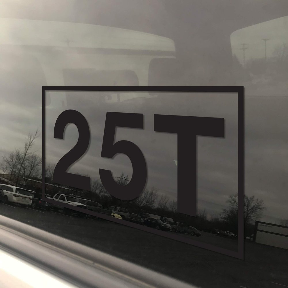 10-Pack Army MOS 25T Satellite Systems Chief Window Decal. Lifetime Replacement. 3" x 5" Heavy Duty Die Cut Vinyl Veteran Bumper Sticker. (Black)
