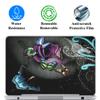 13 13.3 Inch Laptop Skin Sticker Cover Premium Sticker Cover Art Decal Decorative (Included 2 Wrist Pad Skins) - Gray Butterfly Design view 2