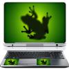 13 13.3 Inch Laptop Skin Sticker Cover Premium Sticker Cover Art Decal Decorative (Included 2 Wrist Pad Skins) - Green Frog Design 2 view 1