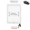 JPUNG for iPad mini 3 Screen Replacement Glass Touchscreen Digitizer (A1599 A1600), White, Complete Repair Tools Kit,Camera Holder view 3