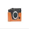 X-Pro3 Camera Case, BolinUS Handmade Genuine Real Leather Half Camera Case Bag Cover for Fujifilm Fuji X-Pro3 XPro3 X-Pro2 XPro2 Camera Bottom Opening Version + Hand Strap (Yellow) view 2