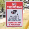 Joffreg Video Surveillance No Trespassing Sign, CCTV Security Camera,14 x 10 Inches,Reflective Aluminum,UV Printed,Weather Resistant,Waterproof,Durable Ink,Easy to Mount,Indoor Or Outdoor Use,2 Pack view 2