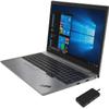 Lenovo ThinkPad E15 Home and Business Laptop (Intel i7-10510U 4-Core, 16GB RAM, 512GB PCIe SSD, Intel UHD Graphics, 15.6" Full HD (1920x1080), Fingerprint, WiFi, Bluetooth, Win 10 Pro) with USB Hub view 1