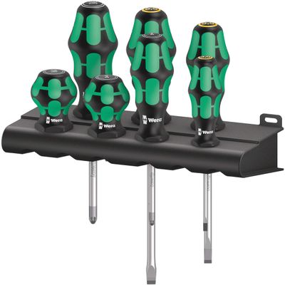 WERA 05008901001 300/7 Mix 2 Screwdriver Set, 7 Pieces