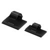 100PCS Cable Clips Black, AIBOO Upgraded Wire Clips Adhesive with 50PCS Small Size & 50PCS Large Size Cable Straps, Mini Cable Wire Management for Handling Under Cabinet Lighting with Cords view 1