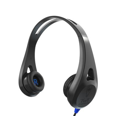 ThinkWrite Technologies / TWT Audio Ergo, TW100 | Premium On-Ear Noise Reducing Ergonomic Black Headphone (3.5MM)